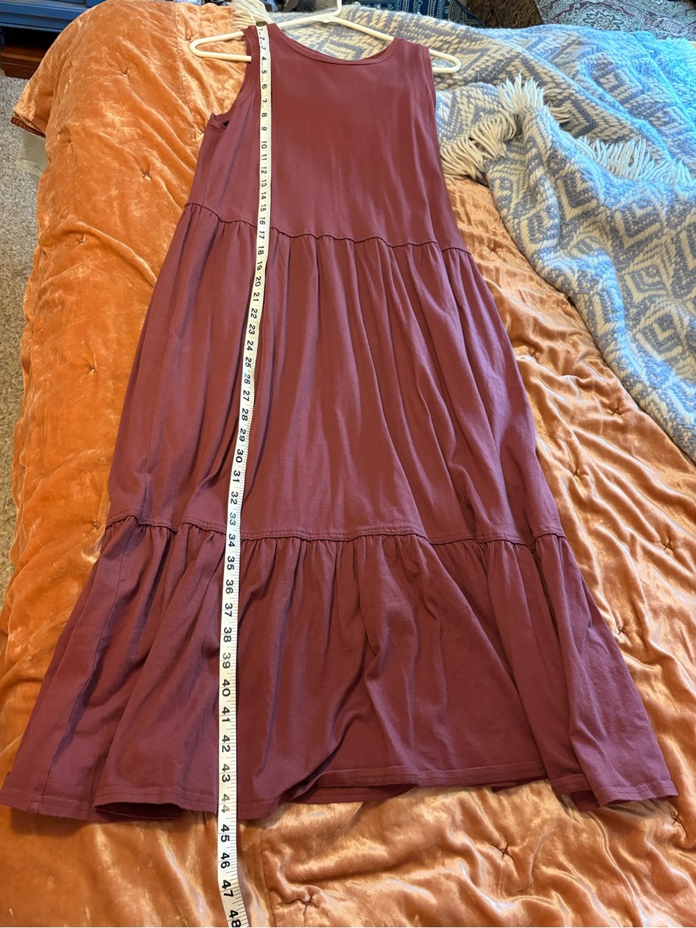 Universal Thread Sleeveless Brown Tiered Maxi Dress - Picture 6 of 6